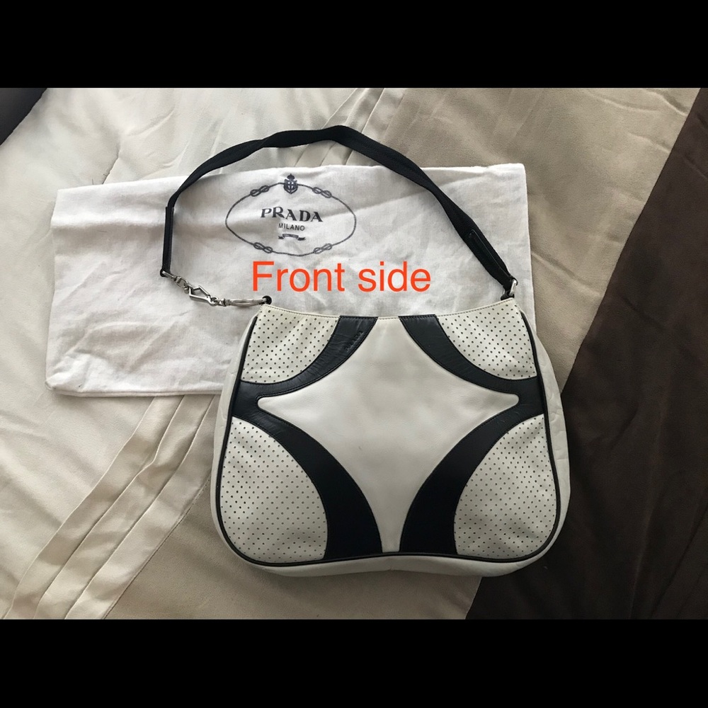 🖤🤍 Authentic Vintage Prada Shoulder Handbag